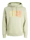JACK & JONES Sweatshirt 'RAYMOND' gelb / hellgrün / orange