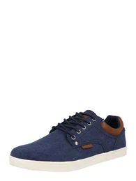 Sneaker blau / braun