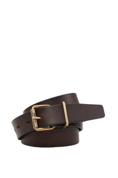 Grtel dunkelbraun / gold