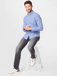 Polo Ralph Lauren Hemd blau/cognac/weiß