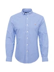 Polo Ralph Lauren Hemd blau/cognac/weiß