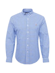Polo Ralph Lauren Hemd blau/cognac/weiß