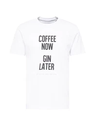T-Shirt navy / wei