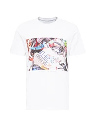 T-Shirt 'Head' mischfarben / wei