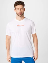NIKE Funktionsshirt 'Nike Pro' rot/schwarz/weiß