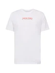 NIKE Funktionsshirt 'Nike Pro' rot/schwarz/weiß