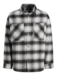 JACK & JONES Jacke Bane anthrazit/hellgrau/weiß