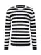 TOM TAILOR Pulover  mornarska / bela