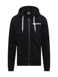 Sweatjacke schwarz / weiß