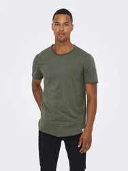 ONLY & SONS T-Shirt ONSBENNE dunkelgrau