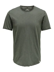 ONLY & SONS T-Shirt ONSBENNE dunkelgrau