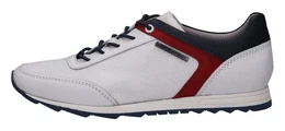 Sneaker low rot / schwarz / wei