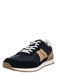 Sneaker ''''EARL'''' navy / weiß / hellbraun