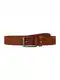 TOMMY HILFIGER Grtel ''''Layton'''' navy / kastanienbraun / rot / wei