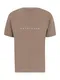 JACK & JONES T-Shirt ''''COPENHAGEN'''' hellbraun / wei