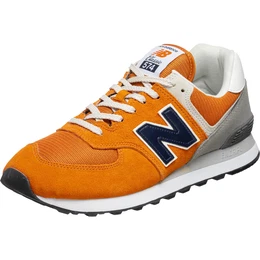 Sneaker navy / grau / dunkelorange / naturwei