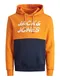 JACK & JONES Sweatshirt ''''BREAK'''' marine / wei / orange