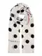 TOMMY HILFIGER Šal  ecru/prljavo bijela / crna / crvena