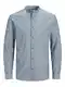 JACK & JONES Hemd 'SUMMER BAND' blaumeliert / schwarz / wei