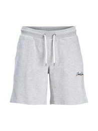 Shorts anthrazit / graumeliert / orange