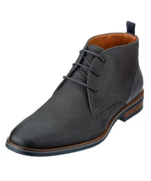 Schnrboots ''''Schoenen Amalfi '''' anthrazit / cognac