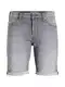 JACK & JONES Shorts 'Rick' grey denim