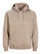 JACK & JONES Sweatshirt ''''Copenhagen'''' hellbraun / wei