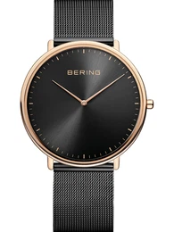 Uhr schwarz / gold