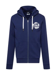 Sweatjacke marine / weiß