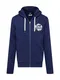 Superdry Sweatjacke marine / weiß