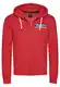 Superdry Sweatjacke blau / pastellrot