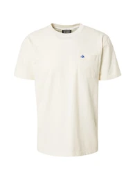 T-Shirt navy / wei