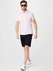 Tommy Hilfiger Poloshirt Core 1985 1985 SLIM POLO navy / rosa / feuerrot / weiß