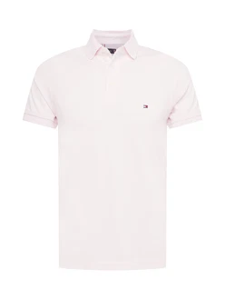 Tommy Hilfiger Poloshirt Core 1985 1985 SLIM POLO navy / rosa / feuerrot / weiß Tommy Hilfiger Poloshirt Core 1985 1985 SLIM POLO navy / rosa / feuerrot / weiß