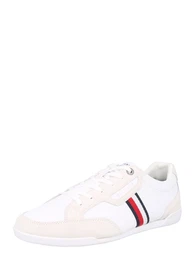 Sneaker creme / navy / rot / wei