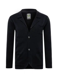 Key Largo Strickjacke Sakko JAN (1-tlg) schwarz