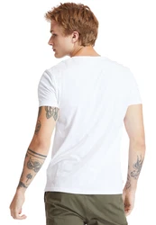 TIMBERLAND T-Shirt 'Dun-Riv' schwarz/weiß