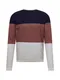 JACK & JONES Pullover ''''FLASH'''' braun / braunmeliert / graumeliert