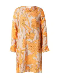 Šaty 'DANO' béžová / zlatě žlutá