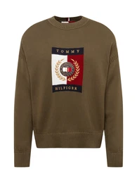 Pullover ''''INTARSIA'''' navy / oliv / rot / wei