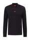HUGO Shirt 'Deresolo' rot / schwarz