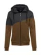 Ragwear Sweatjacke ''''WINGS'''' graumeliert / braun