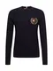 TOMMY HILFIGER Pulover  mornarska / zlata / rdea / bela