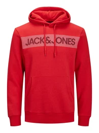 Sweatshirt nachtblau / rot / wei