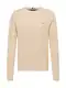 TOMMY HILFIGER Pullover nude / navy / rot / weiß