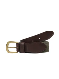 Grtel braun / grn