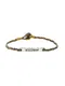 Scalpers Armband ''''Zavial'''' honig / grau / silber