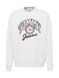 Sweatshirt navy / hellgelb / graumeliert / rot