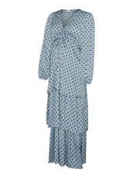 Šaty 'DARIAN' kouřově modrá / černá