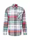 Tommy Jeans Hemd aqua / taubenblau / rot / wei